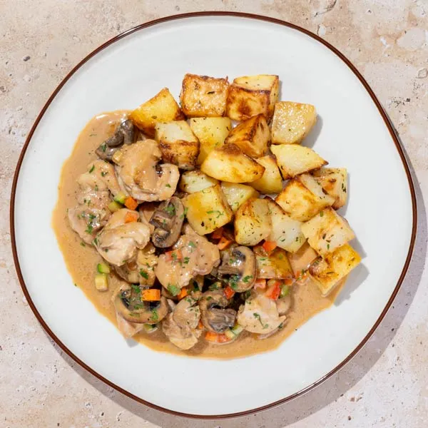 Estofado de pollo con patatas