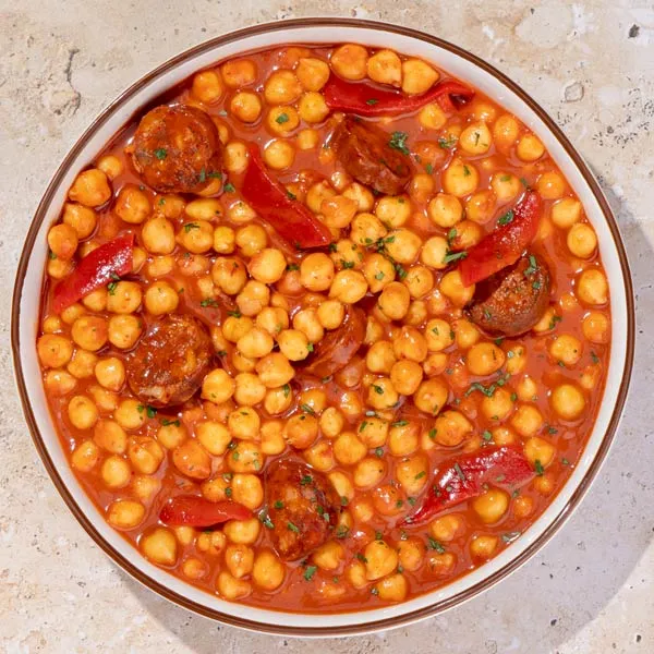 Garbanzos a la riojana